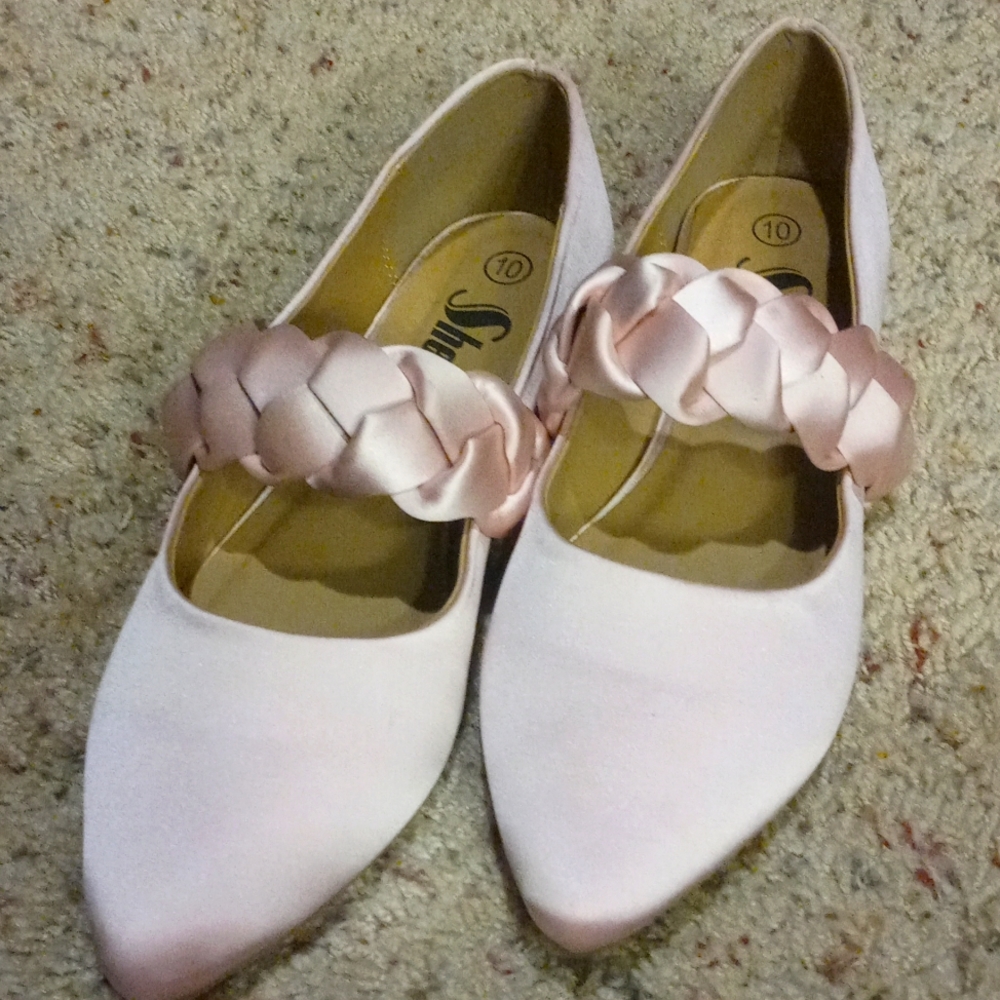 Shein women's pink dress shoes